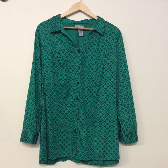 Catherines Tops - Catherines Button Down Top Catherines Tops - Catherines Button Down Top
